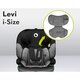 Scaun auto Levi One I-Size, 76 - 150 cm, Black Grey, Lionelo 636539