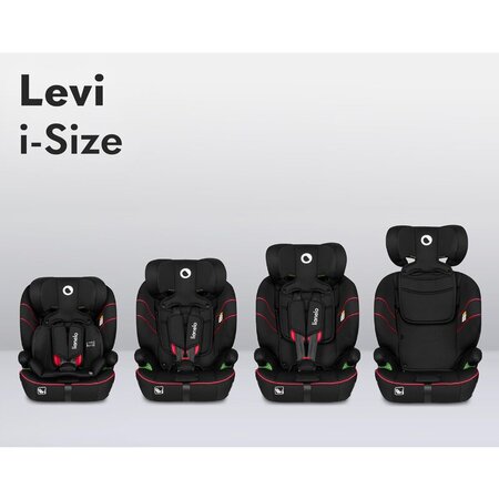Scaun auto Levi One I-Size, 76 - 150 cm, Black Carbon, Lionelo 636551