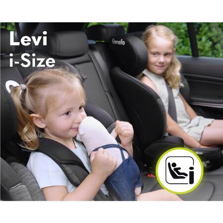 Scaun auto Levi One I-Size, 76 - 150 cm, Black Carbon, Lionelo 636552