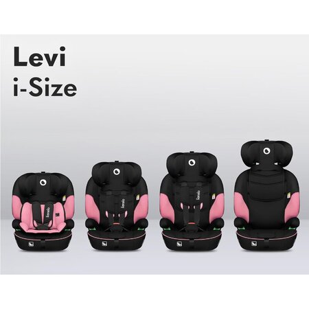 Scaun auto Levi One I-Size, 76 - 150 cm, Pink Rose, Lionelo 636568