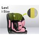 Scaun auto Levi One I-Size, 76 - 150 cm, Pink Rose, Lionelo 636569