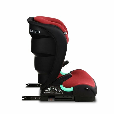 Scaun auto cu spatar reglabil Neal Onix I-Size, 100 - 150 cm, Red Burgundy, Lionelo 636600