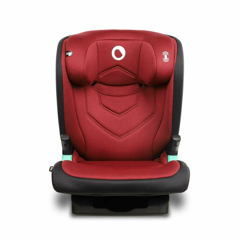 Scaun auto cu spatar reglabil Neal Onix I-Size, 100 - 150 cm, Red Burgundy, Lionelo