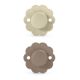 Suzeta fiziologica din silicon SX Pro Wonder, Crem/Maro, 6 - 18 luni, 2 buc, Suavinex 738323