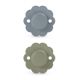 Suzeta fiziologica din silicon SX Pro Wonder, Verde/Marine, 6 - 18 luni, 2 buc, Suavinex 738319