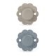 Suzeta fiziologica din silicon SX Pro Wonder, Gri/Marine, 6 - 18 luni, 2 buc, Suavinex 738322