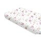 Cearceaf cu elastic pentru patut, Pink Ballerina, 160x80 cm, MimiNu 636729