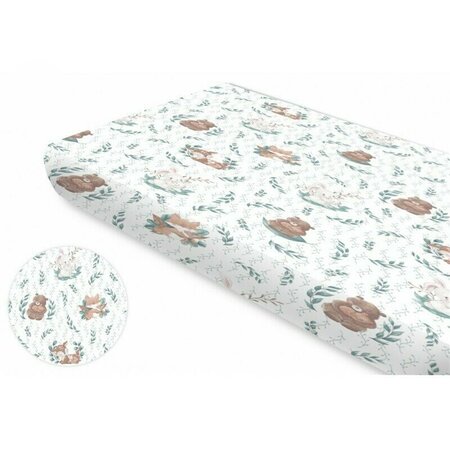 Cearceaf cu elastic pentru patut, Lulu Narural, 160x80 cm, MimiNu