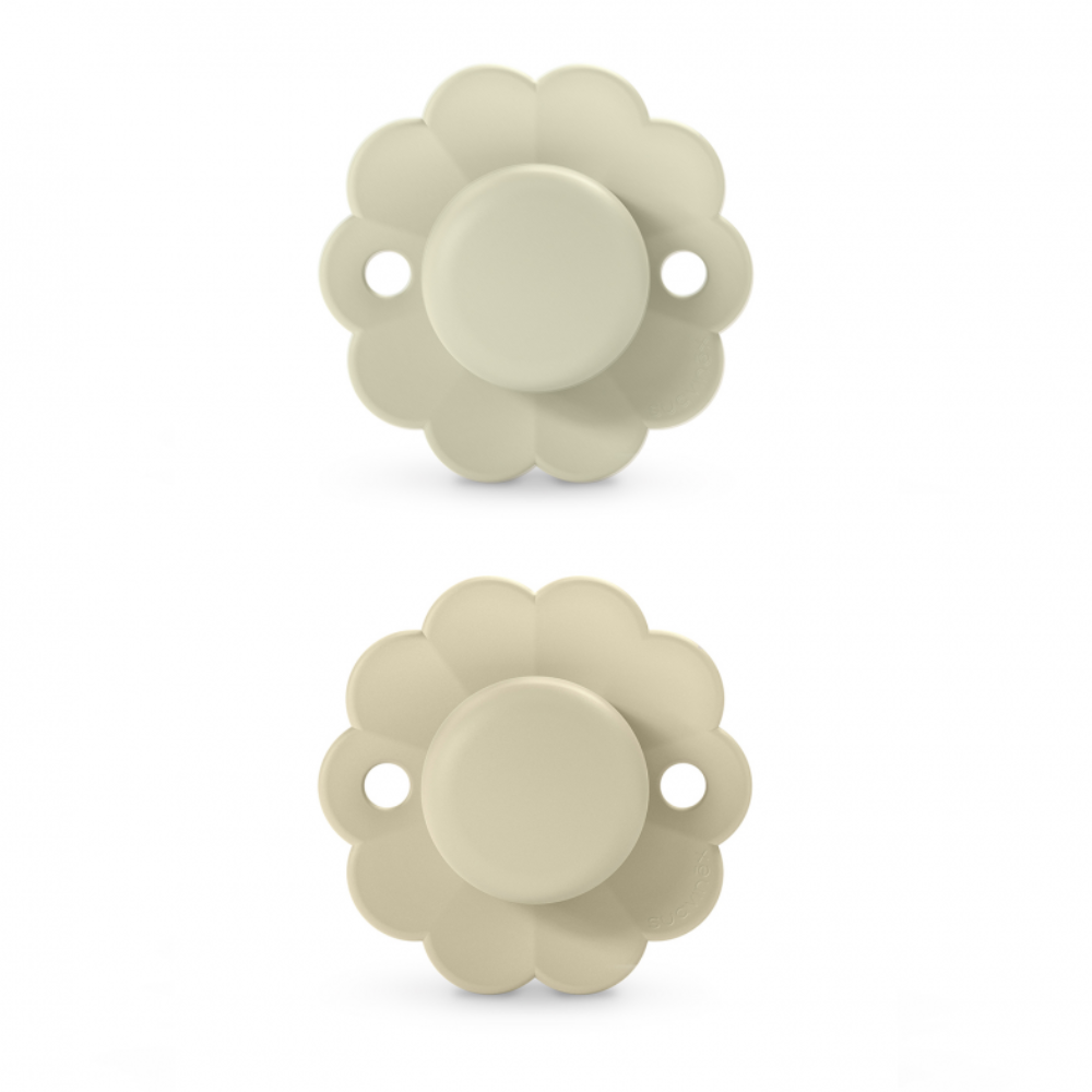 Suzeta fiziologica din silicon SX Pro Wonder, Aqua/Crem, 0 - 6 luni, 2 buc, Suavinex