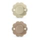 Suzeta fiziologica din silicon SX Pro Wonder, Caramel/Crem, 0 - 6 luni, 2 buc, Suavinex 738307