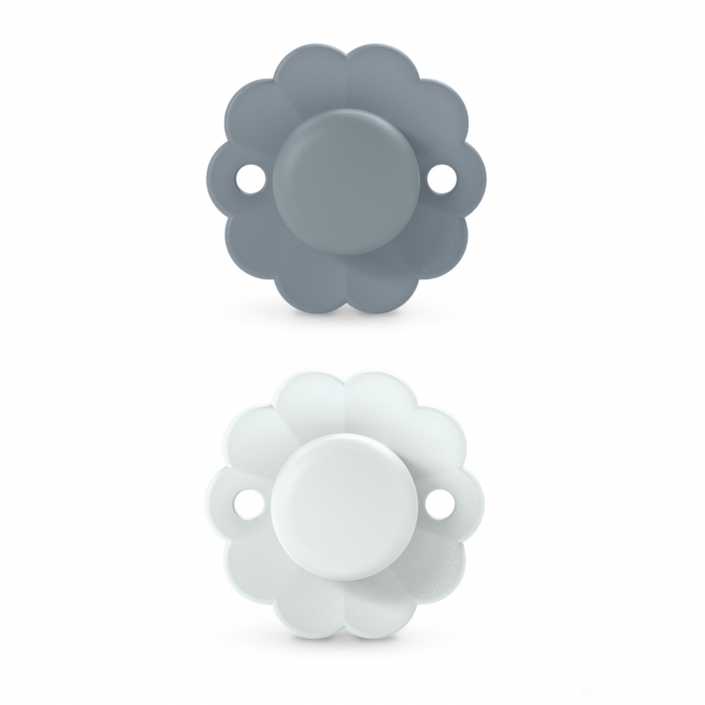 Suzeta fiziologica din silicon SX Pro Wonder, Albastru marin/Albastru, 0 - 6 luni, 2 buc, Suavinex