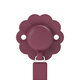 Lantisor din silicon cu clips pentru suzeta Wonder, Magenta, Suavinex 636845