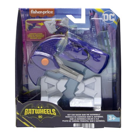 Masinuta Batwhee;s, Scara 1:55, Albastru, Fisher Price