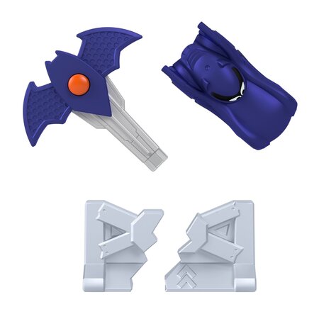 Masinuta Batwheels Batwheels, +3 ani, Scara 1:55, Albastru, Fisher Price 636850