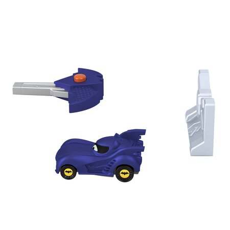 Masinuta Batwheels Batwheels, +3 ani, Scara 1:55, Albastru, Fisher Price 636848