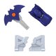Masinuta Batwheels Batwheels, +3 ani, Scara 1:55, Albastru, Fisher Price 636850