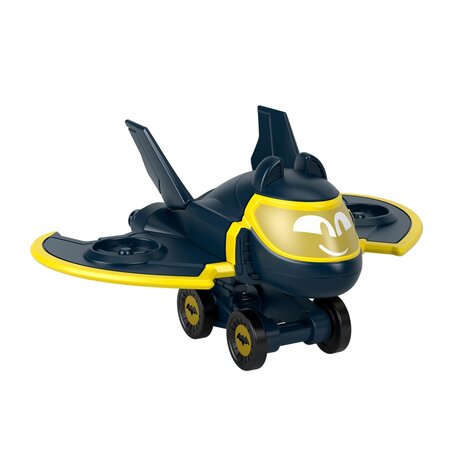 Masinuta metalica Avionul Batwing Batwheels, scara 1:55, +3 ani, Fisher Price 636878