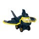 Masinuta metalica Avionul Batwing Batwheels, scara 1:55, +3 ani, Fisher Price 636878