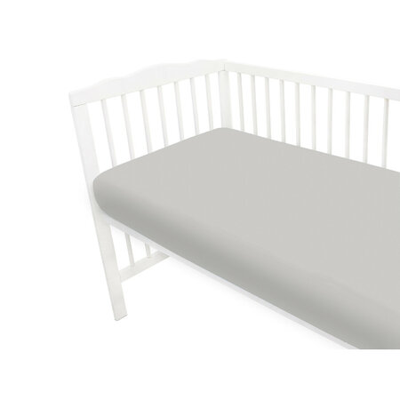 Cearceaf cu elastic pentru patut Royal, Grey, 120x60 cm, MimiNu 636901