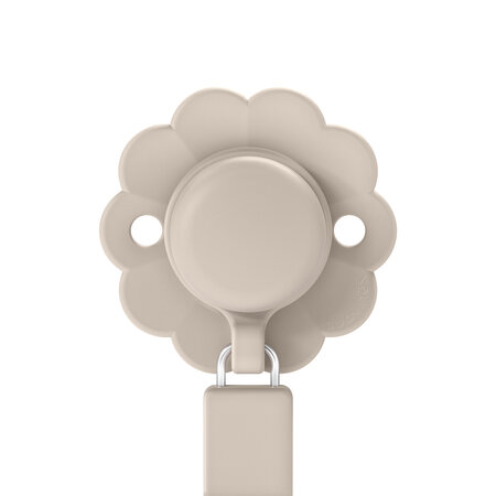 Lantisor din silicon cu clips pentru suzeta Wonder, Roz deschis, Suavinex 636898
