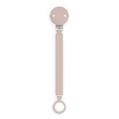Lantisor din silicon cu clips pentru suzeta Wonder, Roz, Suavinex
