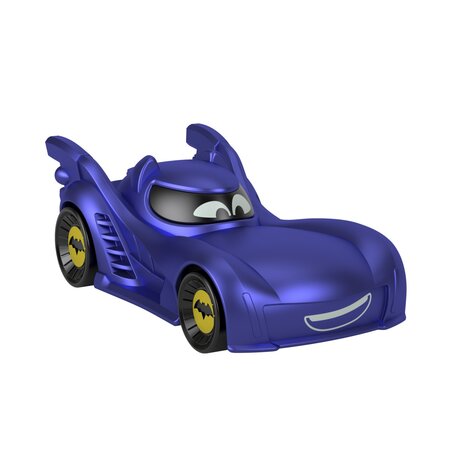 Masinuta metalica Batmobile Batwheels, scara 1:55, +3 ani, Fisher Price 636907