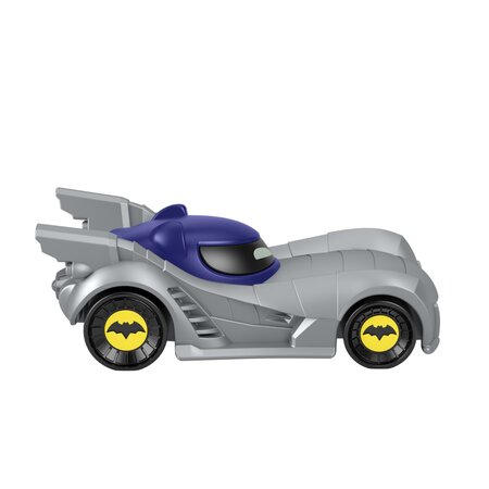 Masinuta metalica Batmobile blindat Batwheels, scara 1:55, +3 ani, Fisher Price 636924