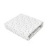Cearceaf cu elastic pentru patut, Mini Gray Stars, 140x70 cm, MimiNu 636968