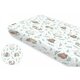 Cearceaf cu elastic pentru patut, Lulu Natural, 140x70 cm, MimiNu 637031