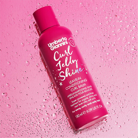 Balsam leave-in pentru parul cret Curl Jelly Shine, 180 ml, Umberto Giannini 637100