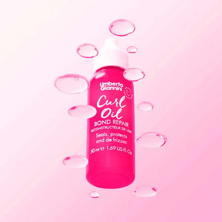 Ulei anti-frizz pentru repararea parului cret, Bond Repair Curl Oil, 50 ml, Umberto Giannini 637127