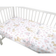 Cearceaf cu elastic pentru patut, Sweet Deer Pink, 140x70 cm, MimiNu 637134