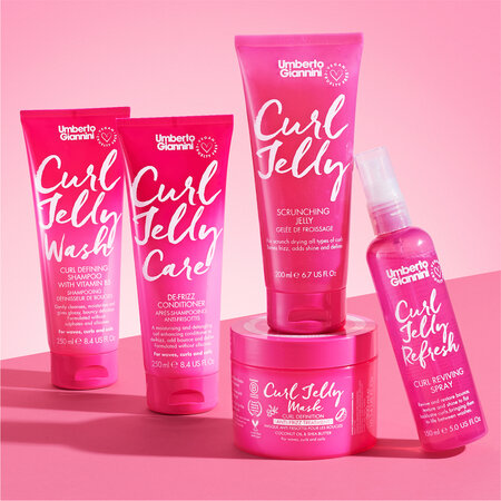 Balsam anti-frizz pentru par cret Curl Jelly Care, 250 ml, Umberto Giannini 637275