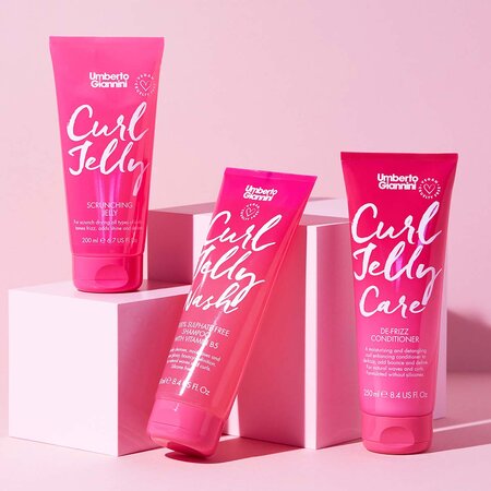 Sampon pentru definirea buclelor, cu vitamina B5 Curl Jelly Wash, 250 ml, Umberto Giannini 637344