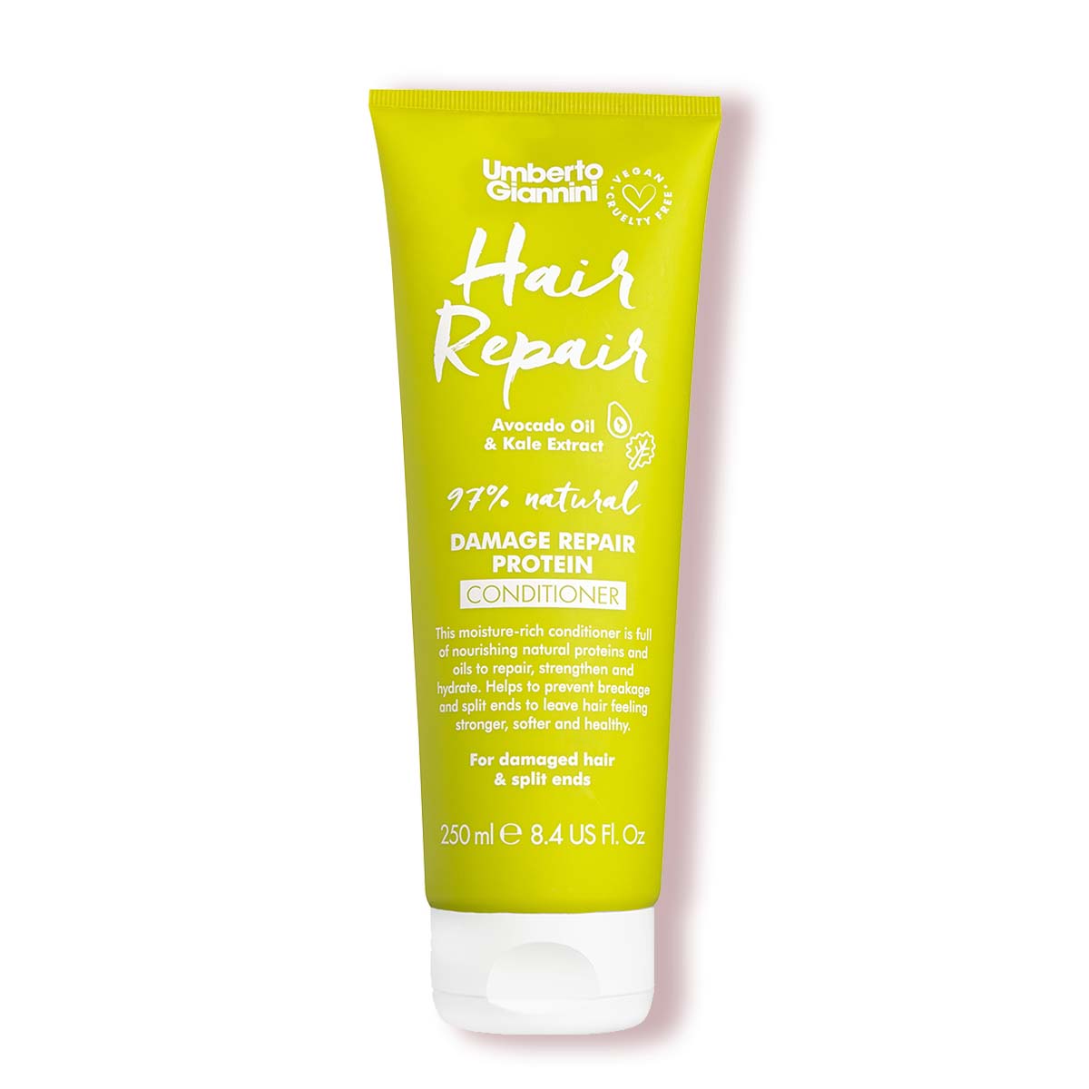 Balsam reparator cu ulei de avocado si extract de kale Hair Repair, 250 ml, Umberto Giannini