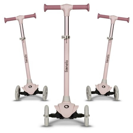Trotineta ultrapliabila pana la 50 kg Jessy, 3+ ani, Pink Rose, Lionelo 637391
