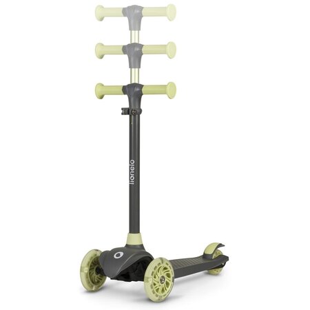 Trotineta ultrapliabila pana la 50 kg Jessy, 3+ ani, Grey Green, Lionelo 637424