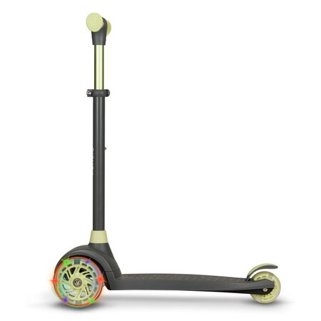Trotineta ultrapliabila pana la 50 kg Jessy, 3+ ani, Grey Green, Lionelo 637422