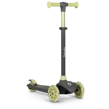 Trotineta ultrapliabila pana la 50 kg Jessy, 3+ ani, Grey Green, Lionelo 637425