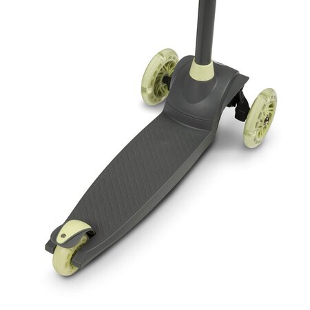 Trotineta ultrapliabila pana la 50 kg Jessy, 3+ ani, Grey Green, Lionelo 637417