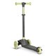 Trotineta ultrapliabila pana la 50 kg Jessy, 3+ ani, Grey Green, Lionelo 637426
