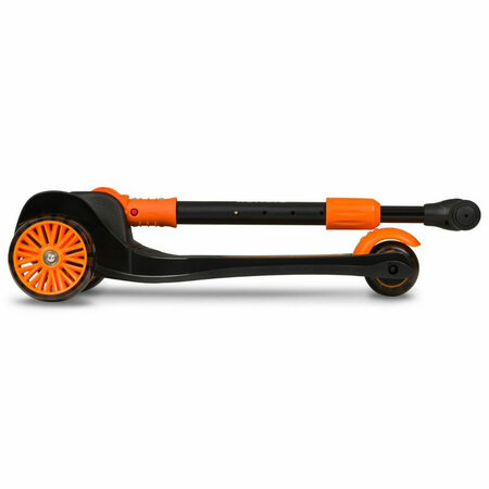 Trotineta pentru copii ultrapliabila pana la 50 kg Timy, 3+ ani, Orange Black, Lionelo 637457