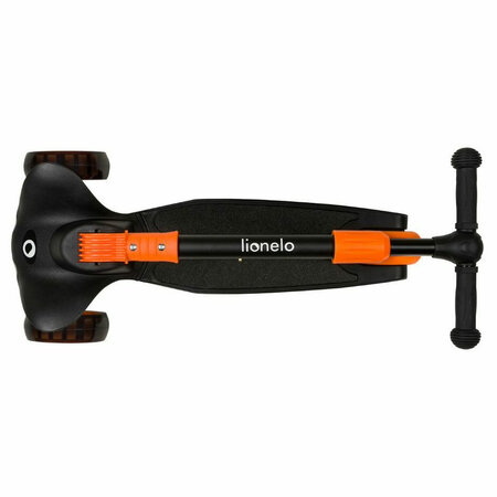 Trotineta pentru copii ultrapliabila pana la 50 kg Timy, 3+ ani, Orange Black, Lionelo 637461