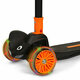 Trotineta pentru copii ultrapliabila pana la 50 kg Timy, 3+ ani, Orange Black, Lionelo 637467
