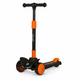 Trotineta pentru copii ultrapliabila pana la 50 kg Timy, 3+ ani, Orange Black, Lionelo 637486
