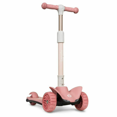 Trotineta ultrapliabila cu 3 roti pentru copii Timy, Pink Rose, 3 ani+, Lionelo 637492