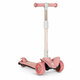 Trotineta ultrapliabila cu 3 roti pentru copii Timy, Pink Rose, 3 ani+, Lionelo 637495