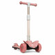 Trotineta ultrapliabila cu 3 roti pentru copii Timy, Pink Rose, 3 ani+, Lionelo 637492