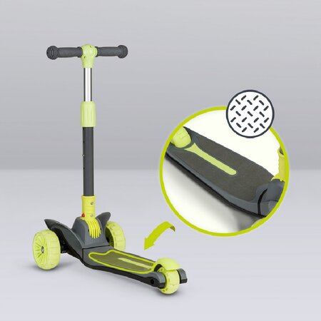 Trotineta ultrapliabila cu 3 roti pentru copii Timy, Green Lime, 3 ani+, Lionelo 637557