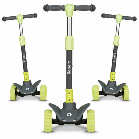 Trotineta ultrapliabila cu 3 roti pentru copii Timy, Green Lime, 3 ani+, Lionelo 637523
